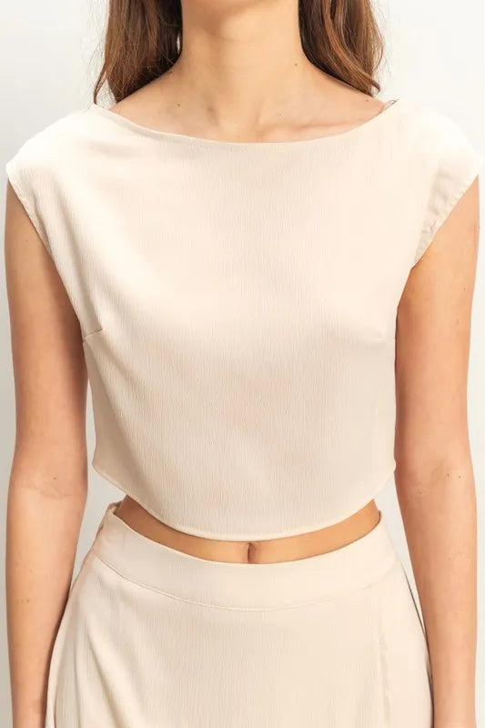 Sleeveless Top and Maxi Skirt Set – outfit idea for women | Ro + Ivy