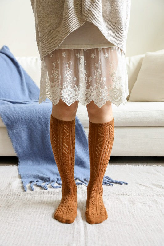 Classic Knit Calf Socks - Ro + Ivy