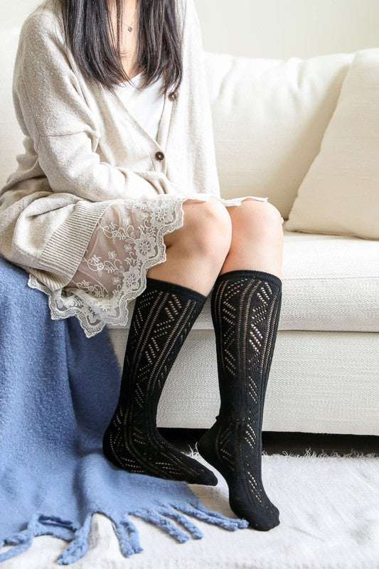 Classic Knit Calf Socks - Ro + Ivy