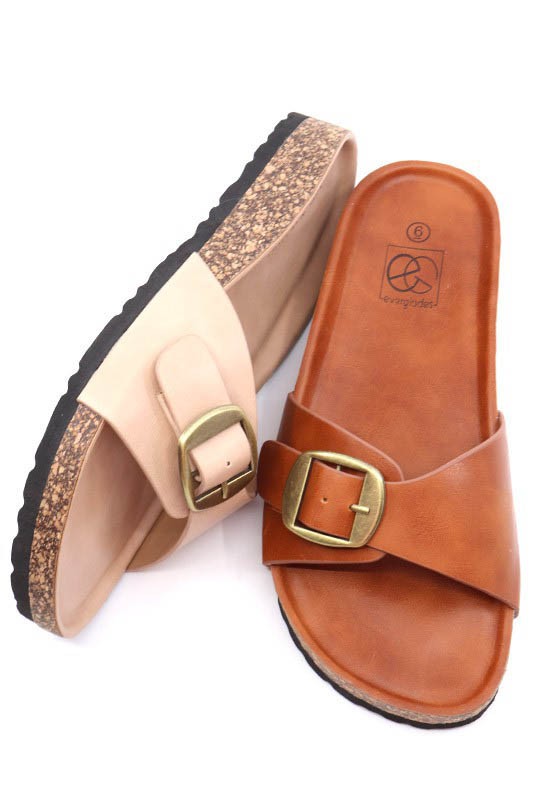 Boho Slide Sandals – outfit idea for women | Ro + Ivy