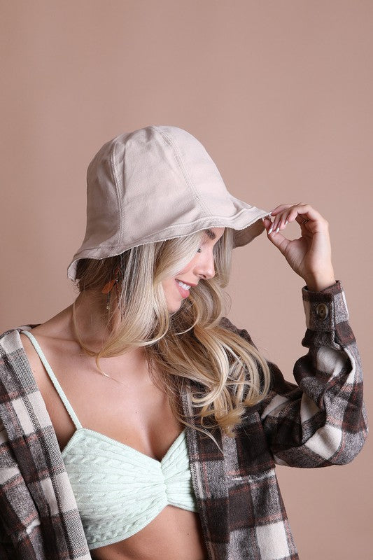 Urban Cotton Bucket Hat Trendy Bucket Hats Outfit Idea for Women | Ro + Ivy