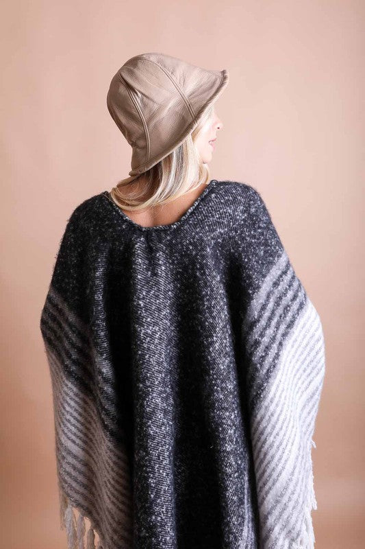 PU Vegan Leather Bucket Hat Trendy Bucket Hats Outfit Idea for Women | Ro + Ivy