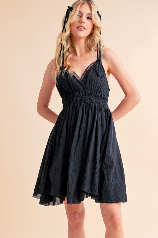 Natilee Slip Mini Dress – outfit idea for women | Ro + Ivy