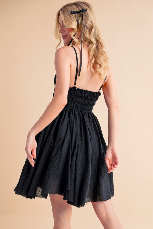 Natilee Slip Mini Dress – outfit idea for women | Ro + Ivy