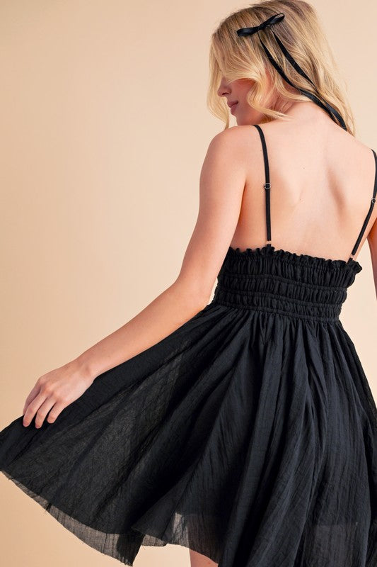 Natilee Slip Mini Dress – outfit idea for women | Ro + Ivy