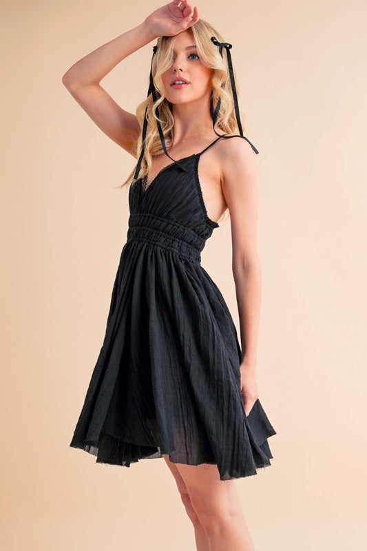 Natilee Slip Mini Dress – outfit idea for women | Ro + Ivy