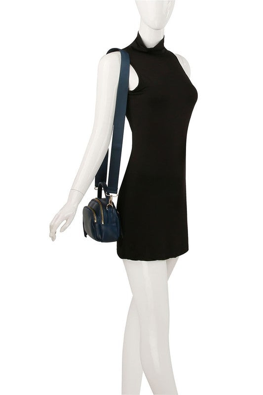 Faux Vegan Leather Top Handle Crossbody Bag | Trendy Crossbody Bags Outfit Idea for Women by Ro + Ivy | Elevated Basics, Modern Comfort & Style