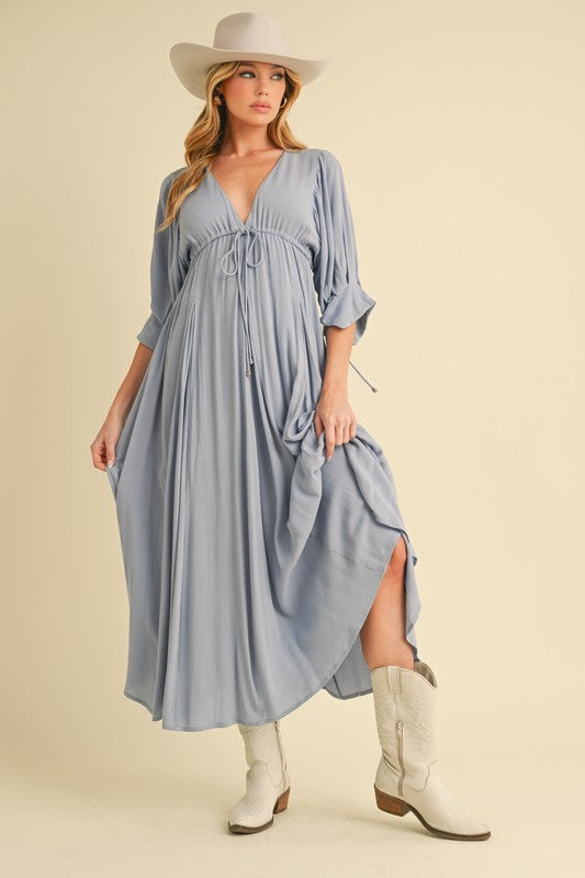 Geela Maxi Dress – outfit idea for women | Ro + Ivy