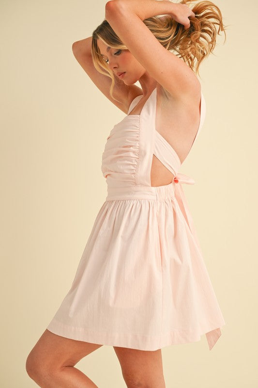 Maeve Mini Dress – PINK S outfit idea for women | Ro + Ivy