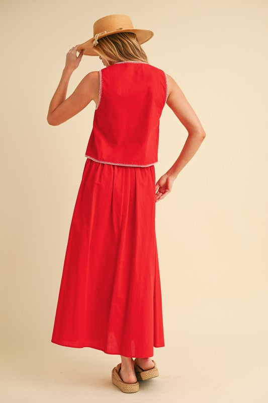 Illsa A-Line Skirt – outfit idea for women | Ro + Ivy