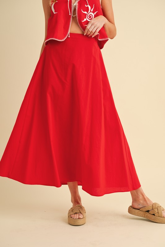 Illsa A-Line Skirt – CHERRY S outfit idea for women | Ro + Ivy