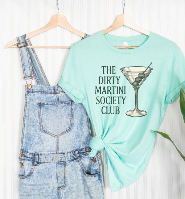 Dirty Martini Social Club Boutique Top Tee – Heather Mint outfit idea for women | Ro + Ivy