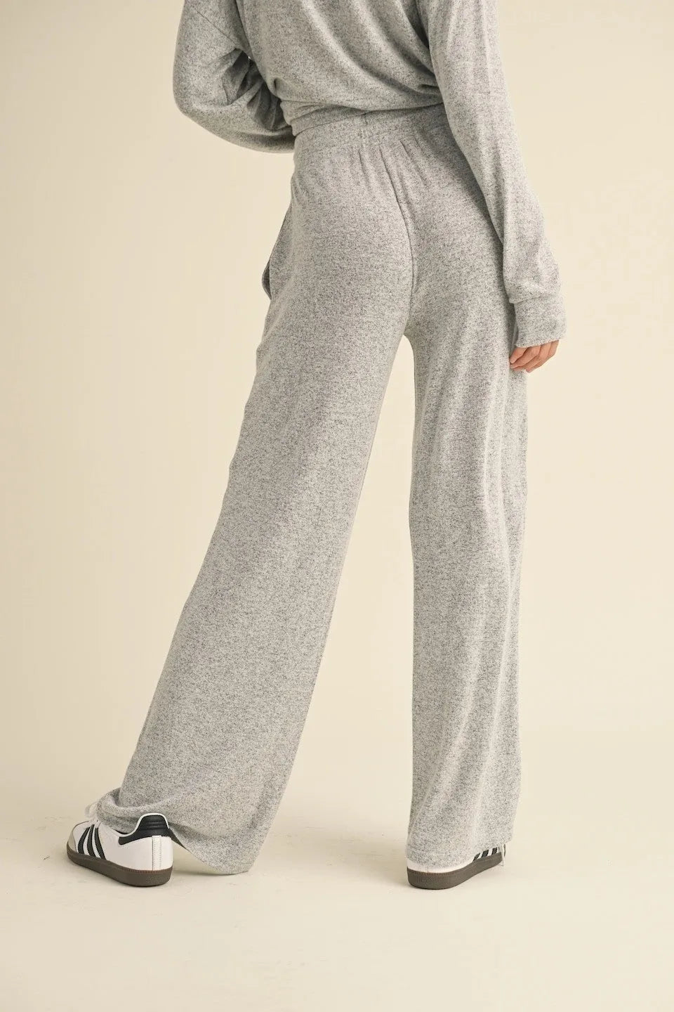 Soft Brushed Cozy Elastic Waist Lounge Pants — Ultimate Comfort Relaxed Everyday Style