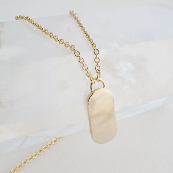Julia Tag Necklace – One Size outfit idea for women | Ro + Ivy