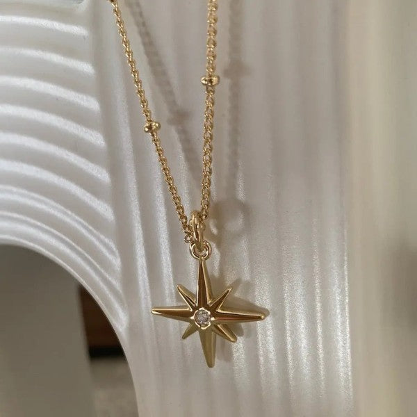 North Star Necklace – One Size outfit idea for women | Ro + Ivy