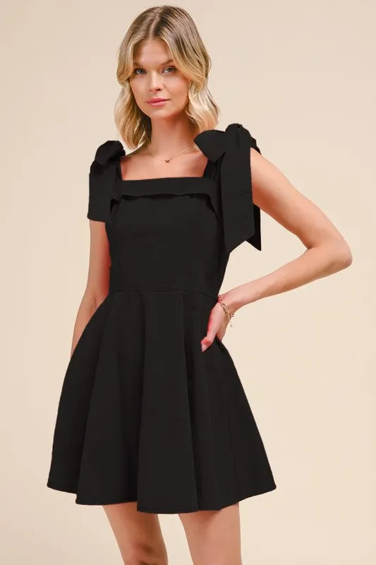 Fit And Flare Washed Gameday Mini Dress – outfit idea for women | Ro + Ivy