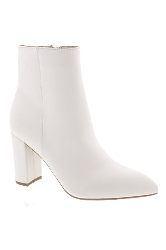 Brazil Casual Pointed Toe Slim Ankle Booties - Ro + Ivy