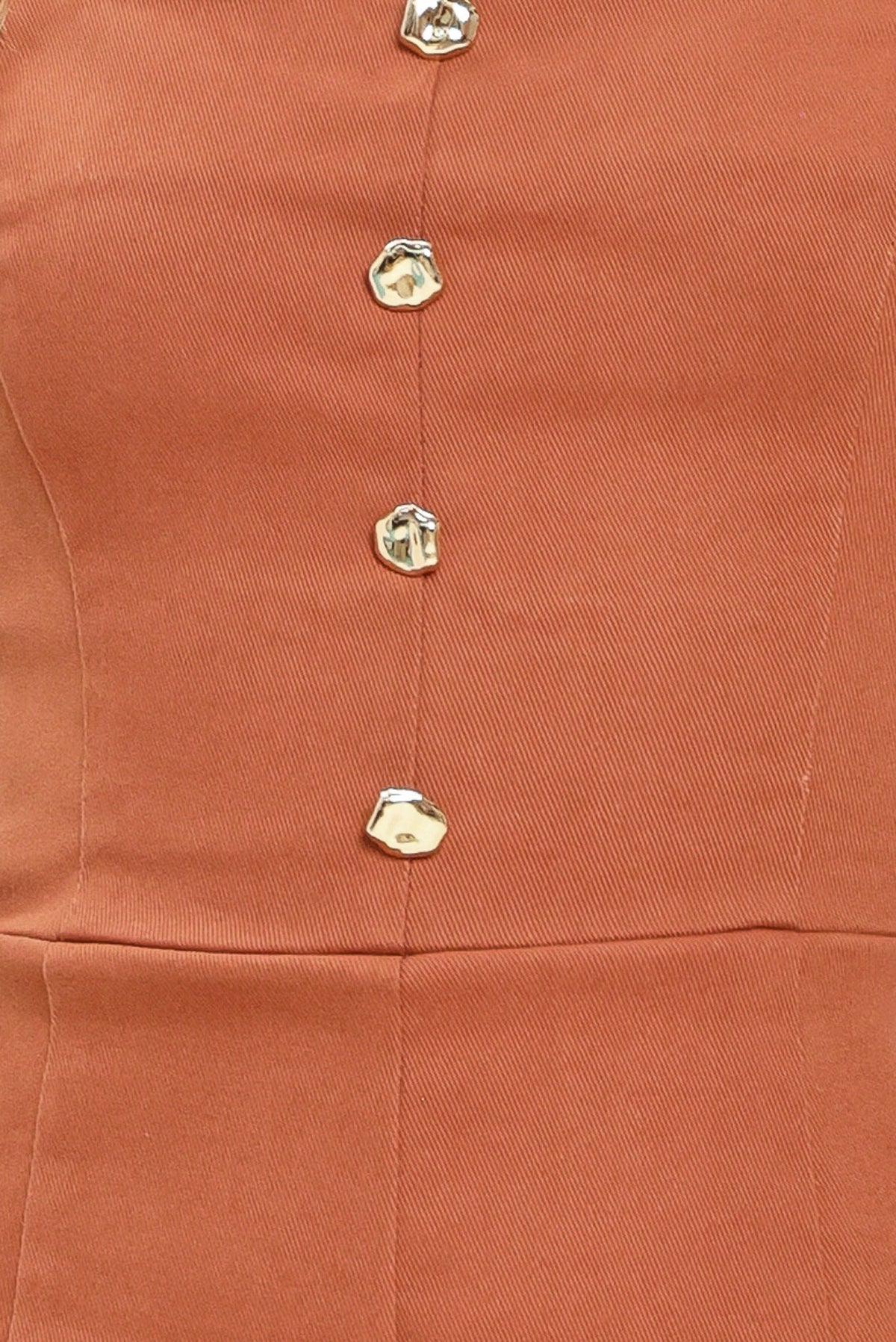 Terracotta Square Neck Romper