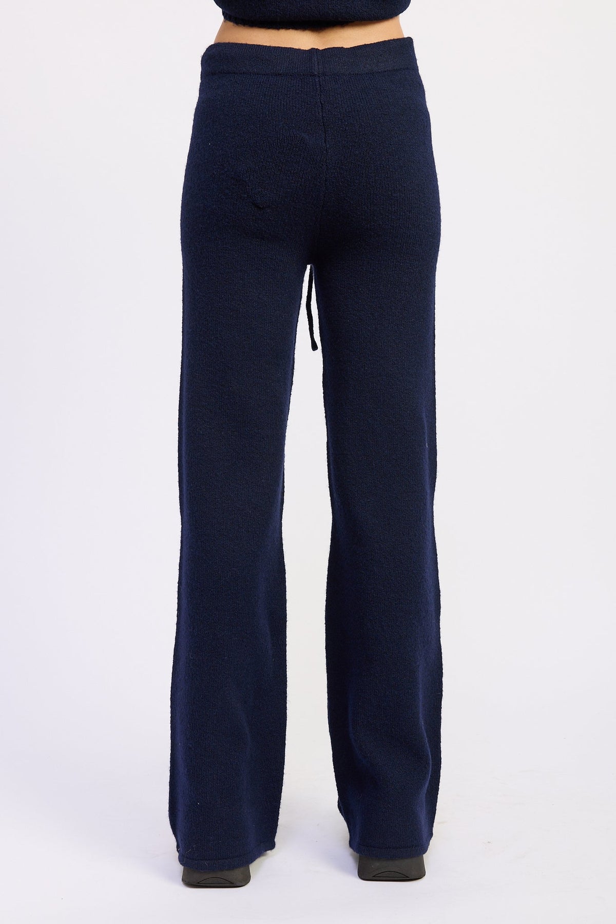 Relaxed-Fit Sweater Pants in Soft Stretch Knit