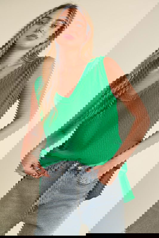 Long Basic Nasia Tank Top – LILY PAD S outfit idea for women | Ro + Ivy