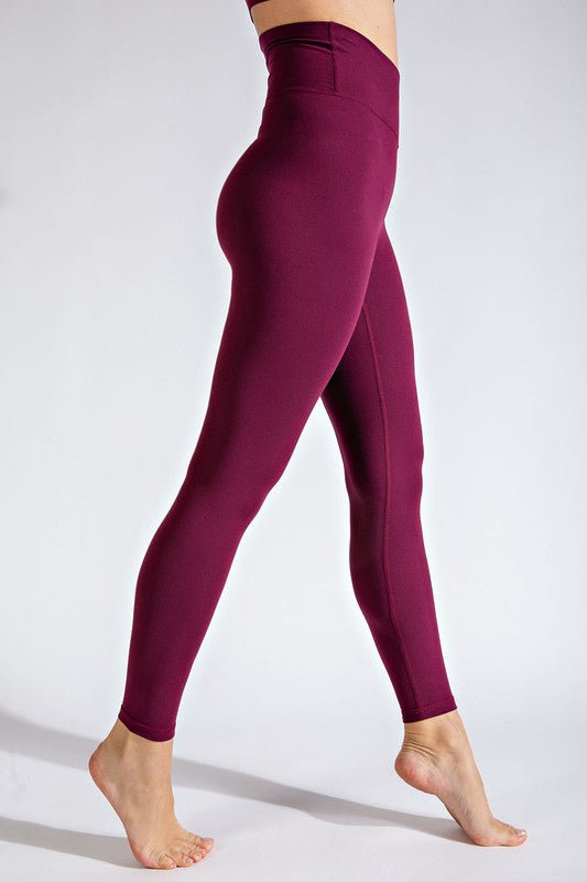 Plus - V Waist Full Length Yoga Leggings | Leggings | Ro + Ivy