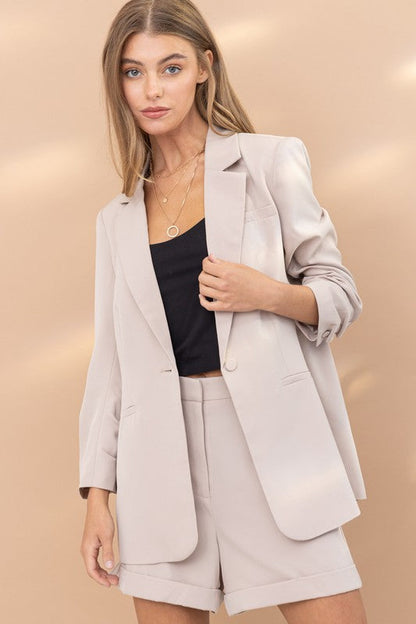 Women's Work Wear Blazer and Short Set | Matching Sets | Ro + Ivy