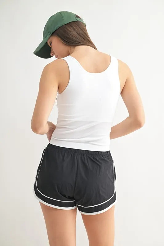 Classic Seamless Active Ribbed Tank Top - Active Tops
