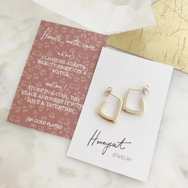 Demi Hoop Earrings Trendy Earrings Outfit Idea for Women | Ro + Ivy