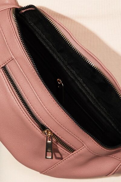 PU Leather Crossbody Bag with Removable Strap Trendy Crossbody Bags Outfit Idea for Women | Ro + Ivy