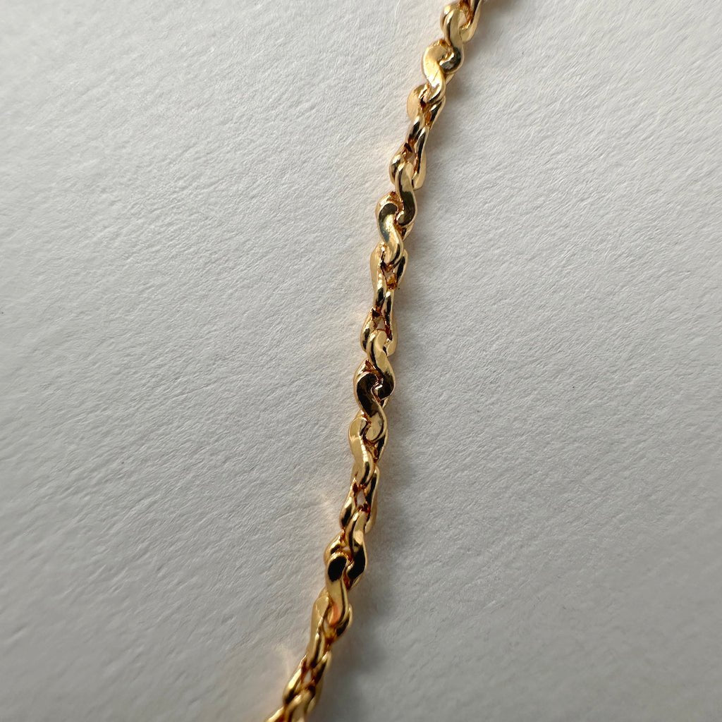 Tinsel Chain Necklace Shimmering Light-Catching Layering Everyday Jewelry