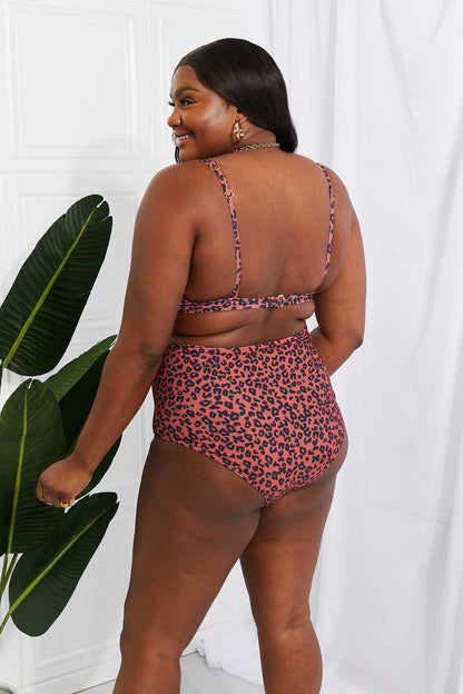 Women's Take A Dip Twist High-Rise Bikini in Ochre | Bikini | Ro + Ivy