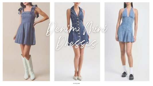 Top 3 Denim Mini Dress Picks for the Perfect Mother's Day Brunch