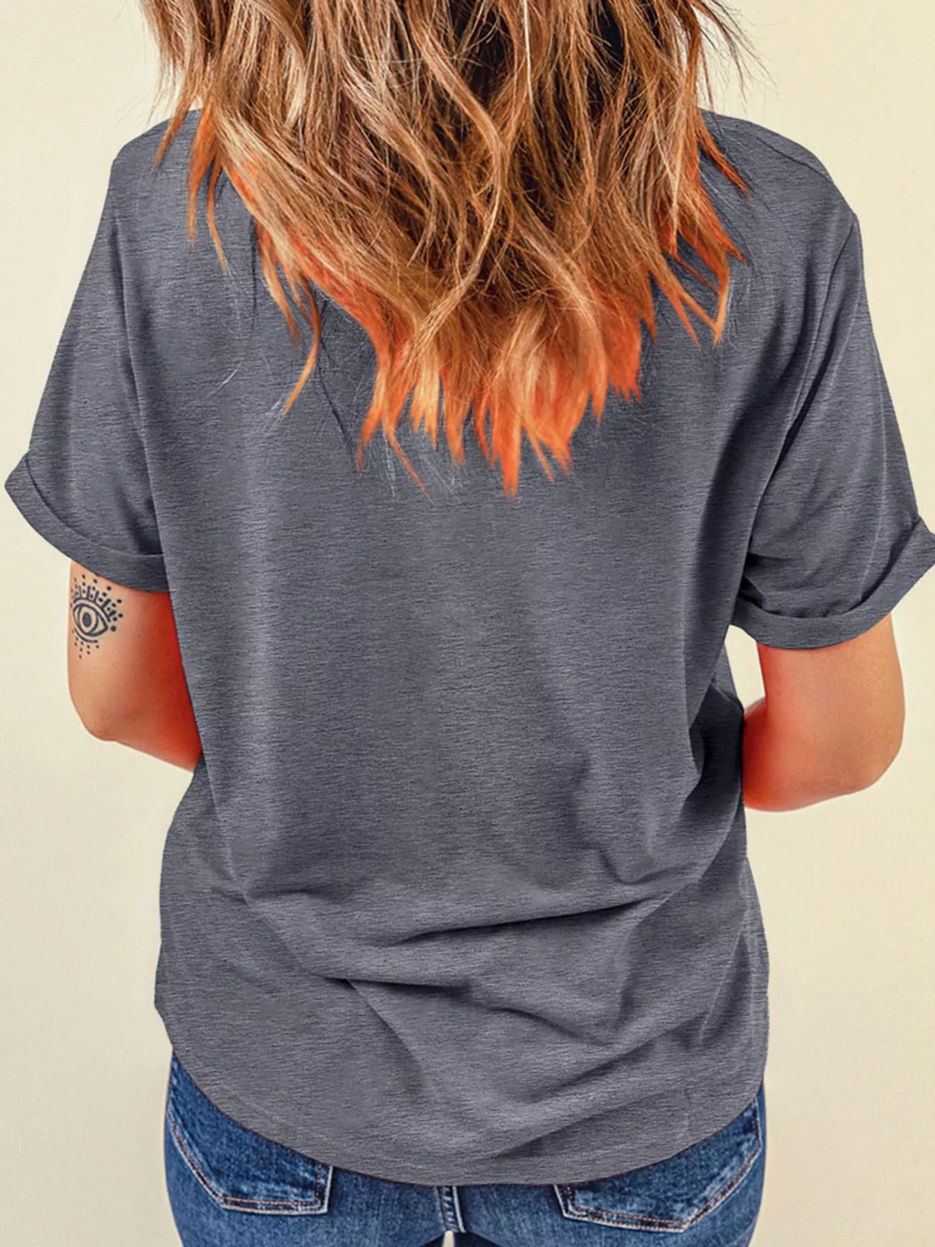 Halloween Ghosts Round Neck T-Shirt