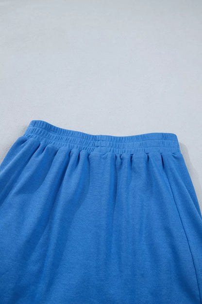 Women's Sleeveless Cropped Top and Pocketed Skort Set - Matching Sets