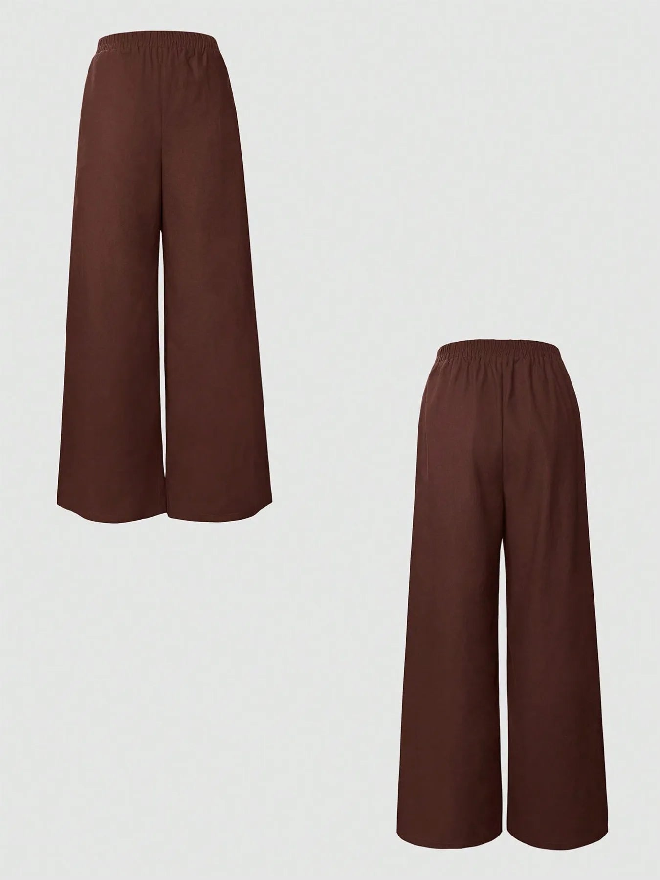 Women's One Button Sleeveless Top and Pants Set - Matching Sets