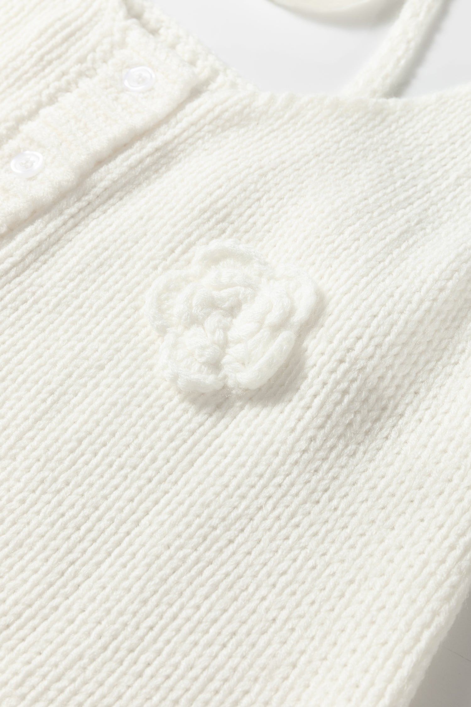 3D Flower Spaghetti Strap Knit Sweater Vest — Breezy Feminine Everyday Style - Sweater Vests