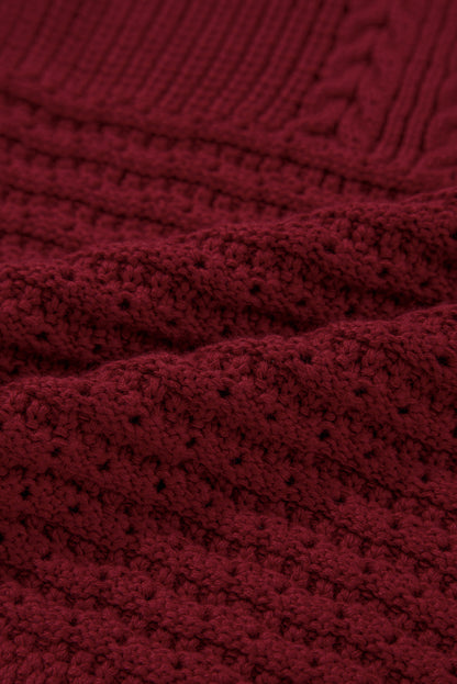 Pointelle Slim Fit Sweater Tank — Sexy Open Knit Everyday Wardrobe Style -