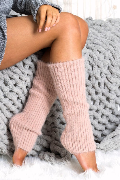Fuzzy Eyelash Leg Warmers | Trendy Leg Warmers Outfit Idea for Women by Ro + Ivy | Elevated Basics, Modern Comfort & Style