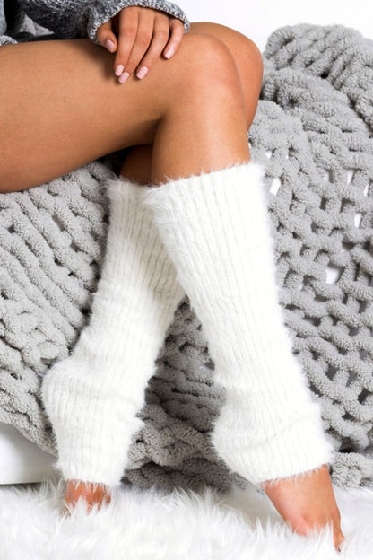 Fuzzy Eyelash Leg Warmers | Trendy Leg Warmers Outfit Idea for Women by Ro + Ivy | Elevated Basics, Modern Comfort & Style