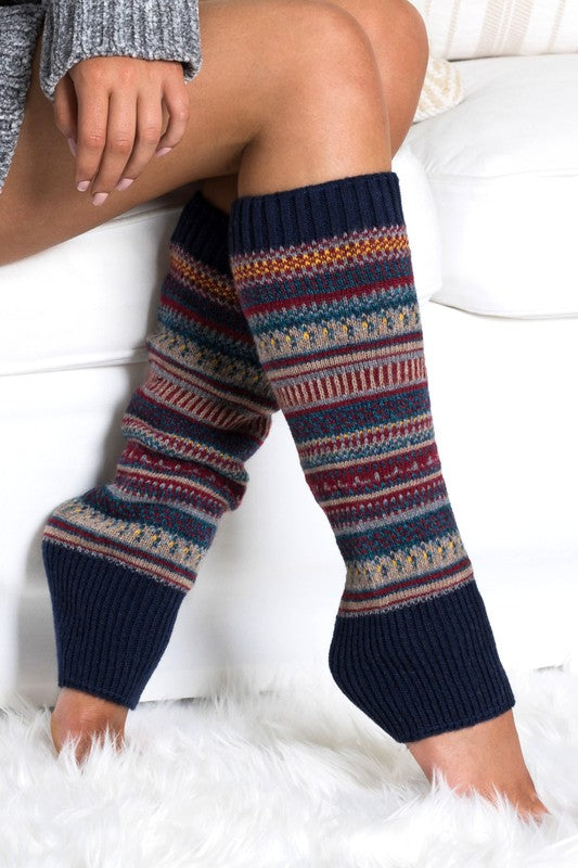 Short Fairisle Leg Warmers - Leg Warmers
