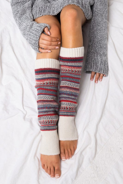 Short Fairisle Leg Warmers - Leg Warmers