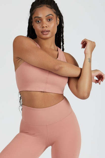 Longline Sports Bra | Trendy Sports Bra Outfit Idea for Women by Ro + Ivy | Elevated Basics, Modern Comfort & Style