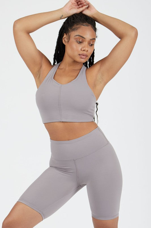 Longline Sports Bra | Trendy Sports Bra Outfit Idea for Women by Ro + Ivy | Elevated Basics, Modern Comfort & Style