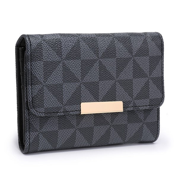 Monogram Tri-fold Wallet | Trendy Wallets Outfit Idea for Women by Ro + Ivy | Elevated Basics, Modern Comfort & Style