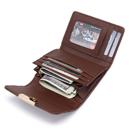 Monogram Tri-fold Wallet | Trendy Wallets Outfit Idea for Women by Ro + Ivy | Elevated Basics, Modern Comfort & Style