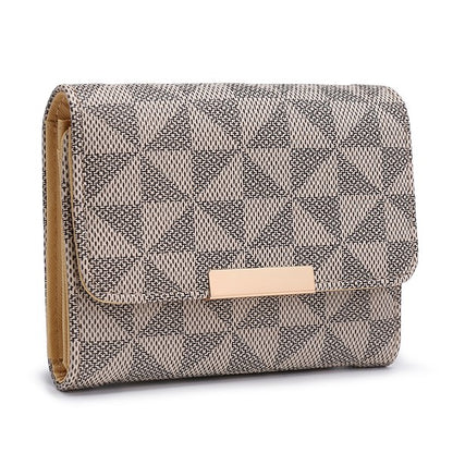 TAUPE one Monogram Tri-fold Wallet | Trendy Wallets Outfit Idea for Women by Ro + Ivy | Elevated Basics, Modern Comfort & Style