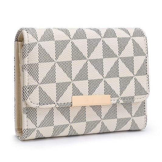 Monogram Tri-fold Wallet | Trendy Wallets Outfit Idea for Women by Ro + Ivy | Elevated Basics, Modern Comfort & Style