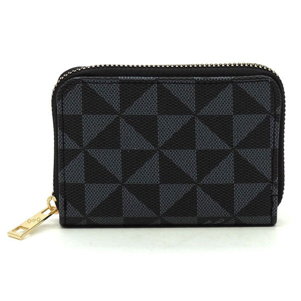 BLACK BLACK one Monogrammed Accordion CM Card Holder Wallet | Trendy Wallets Outfit Idea for Women by Ro + Ivy | Elevated Basics, Modern Comfort & Style