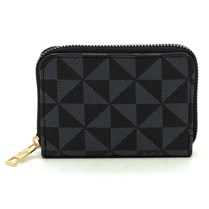 BLACK BLACK one Monogrammed Accordion CM Card Holder Wallet | Trendy Wallets Outfit Idea for Women by Ro + Ivy | Elevated Basics, Modern Comfort & Style