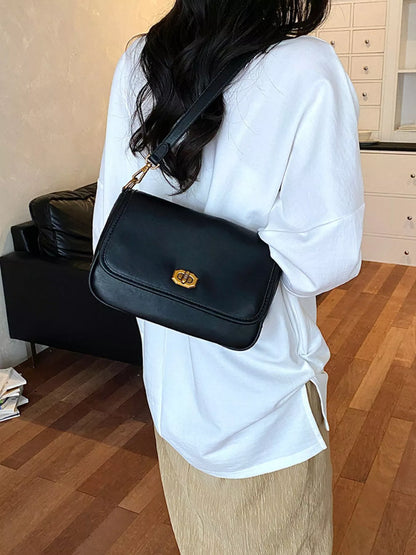 Twist Lock Shoulder Bag